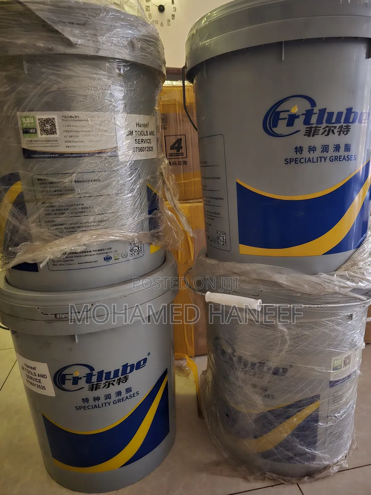 Food Grade Lithium Base Grease for Food/ Pharma Industry