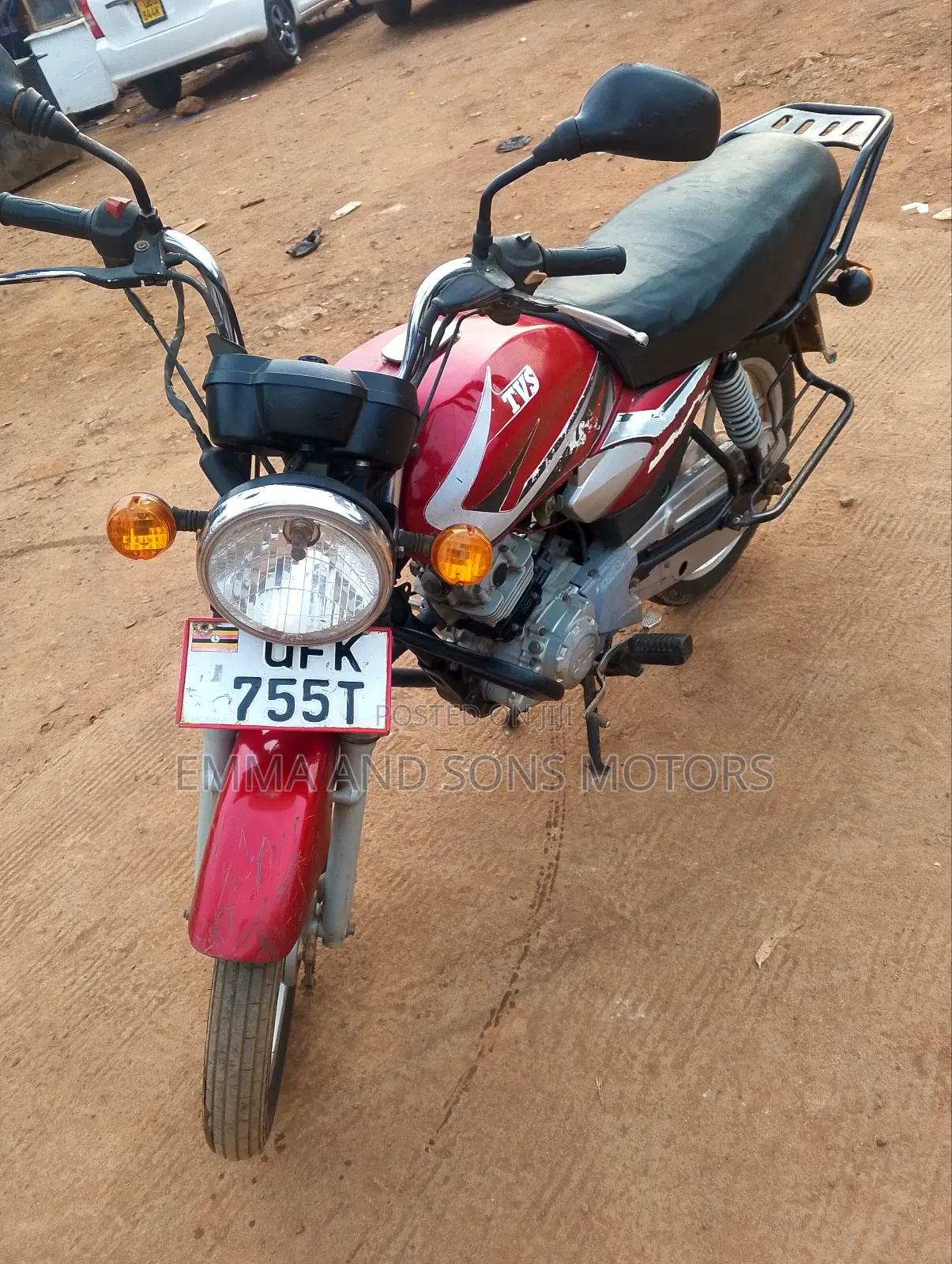 TVS HLX 125 2023 Red