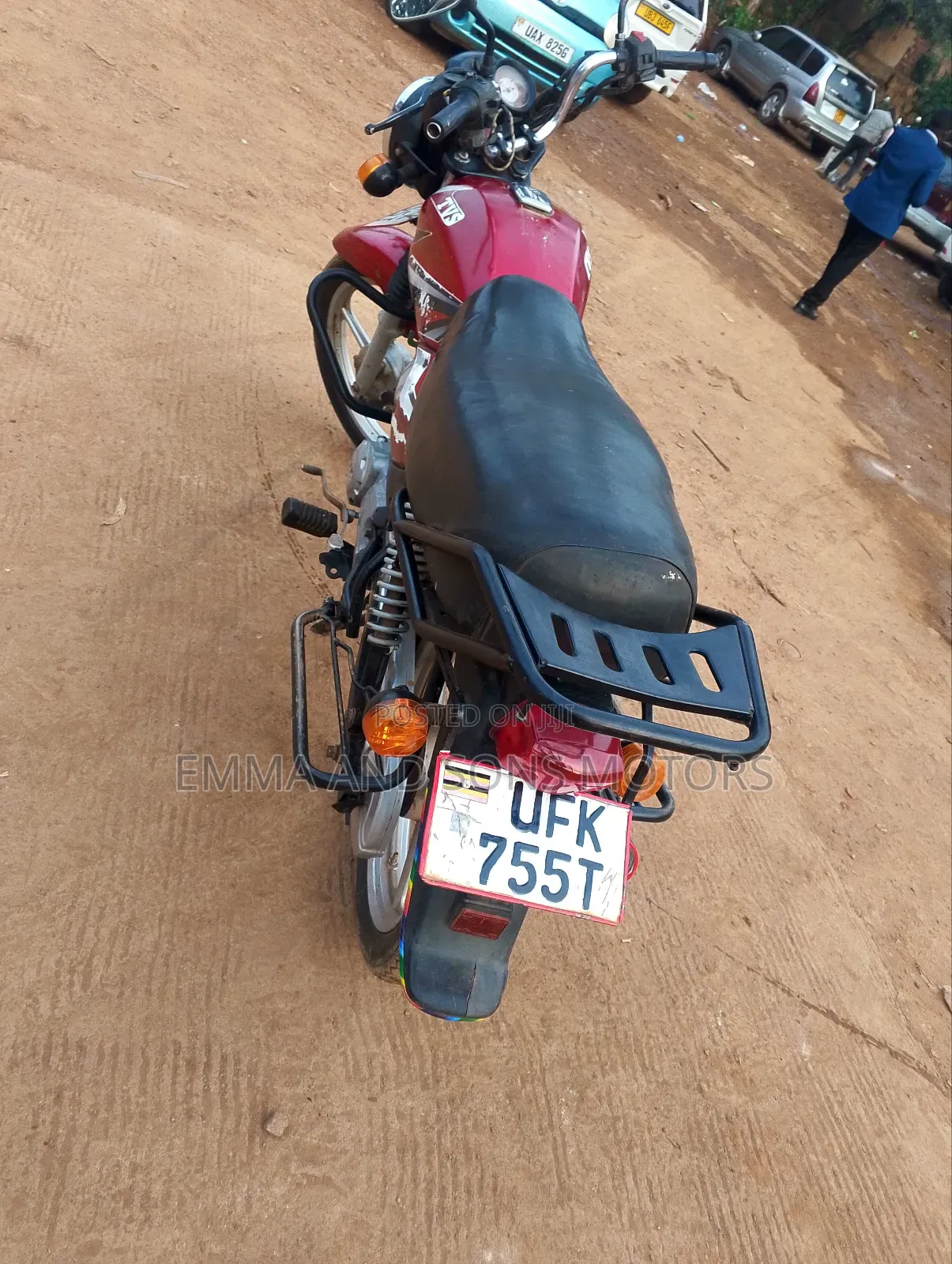 TVS HLX 125 2023 Red