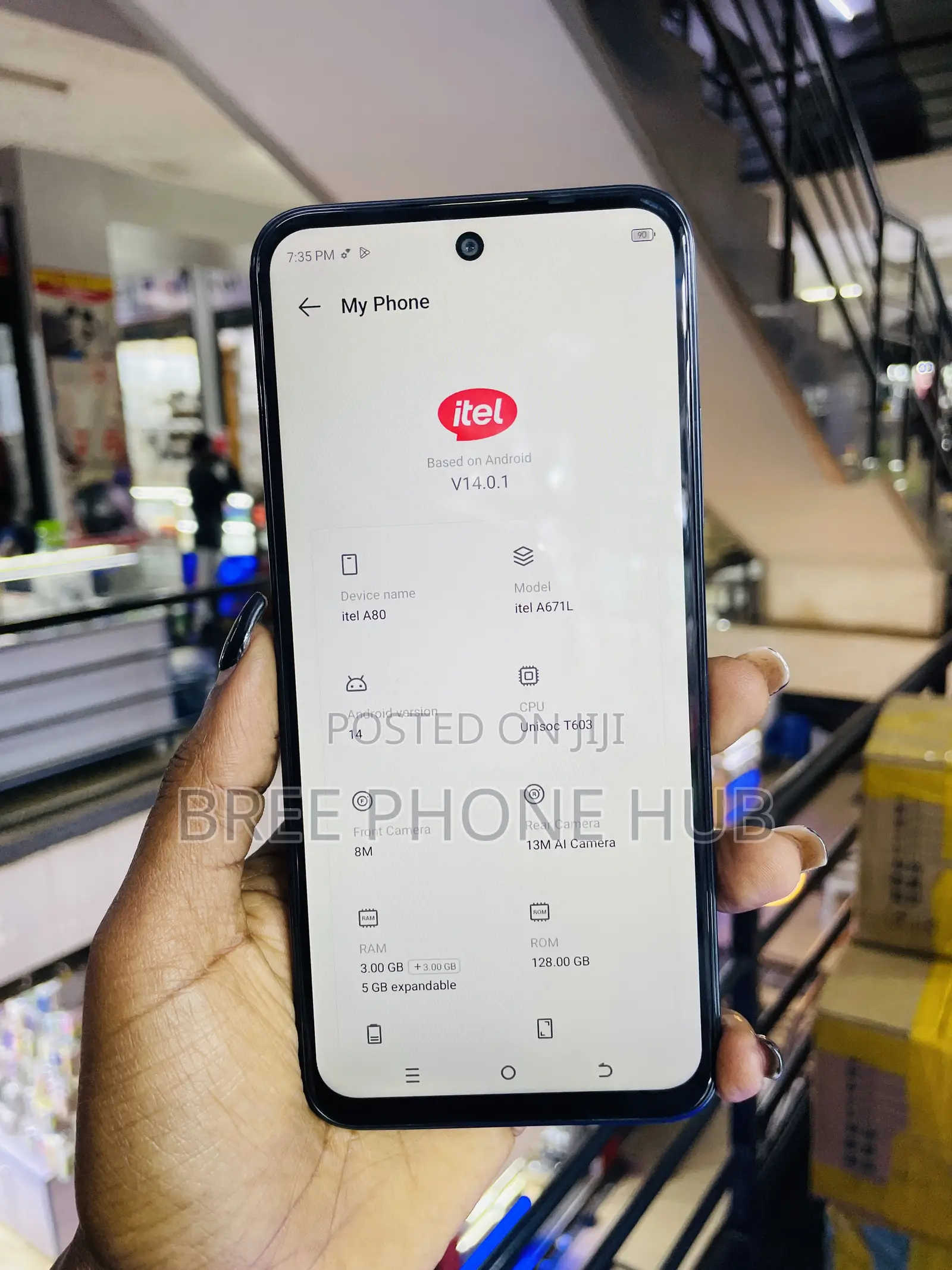 Itel A80 128 GB Black