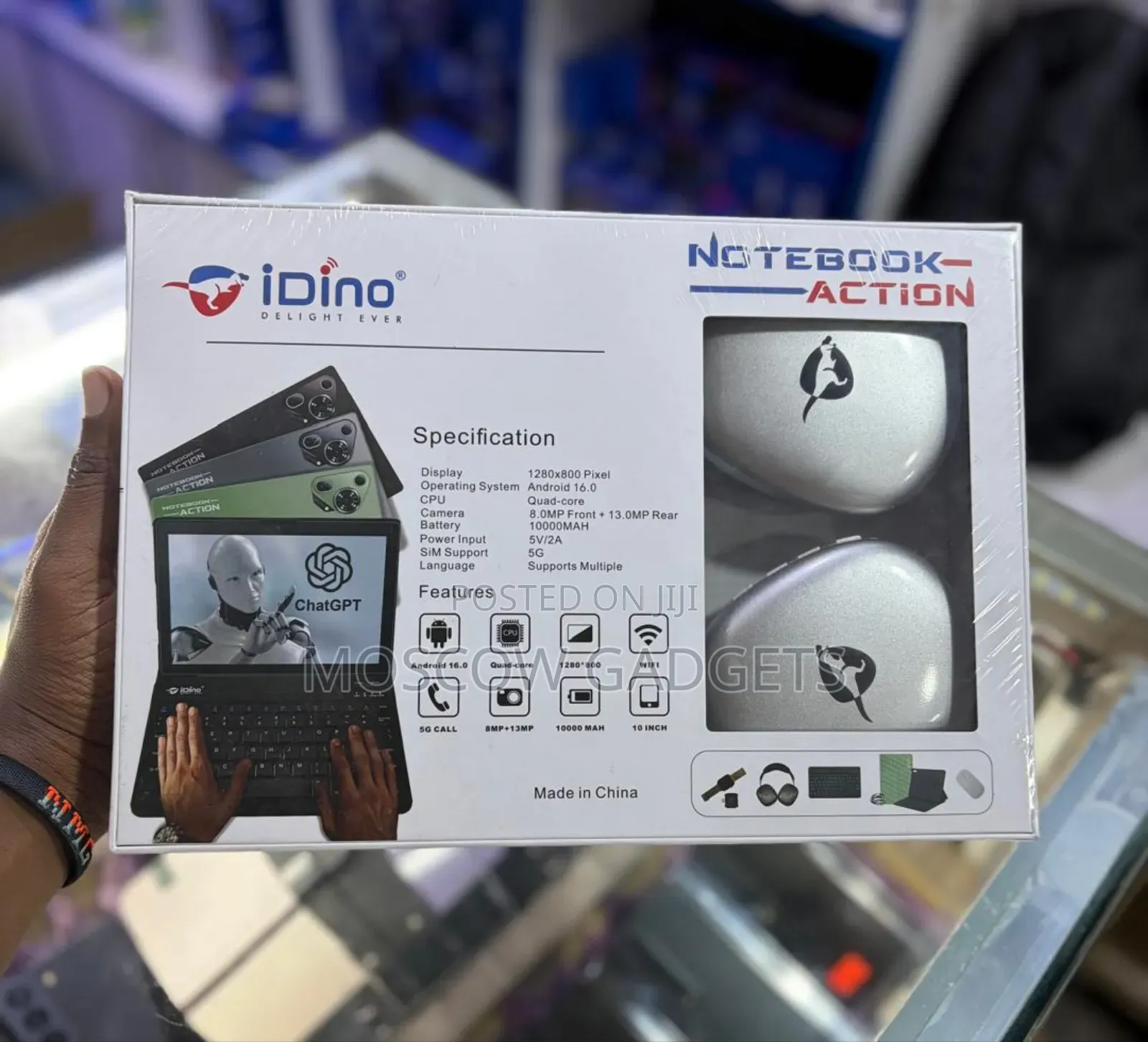 New Idino Notebook Action 512 GB Gray