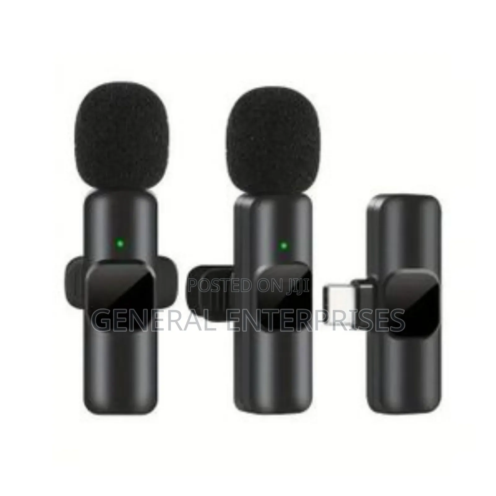 Dual Wireless Lavalier Microphone Set