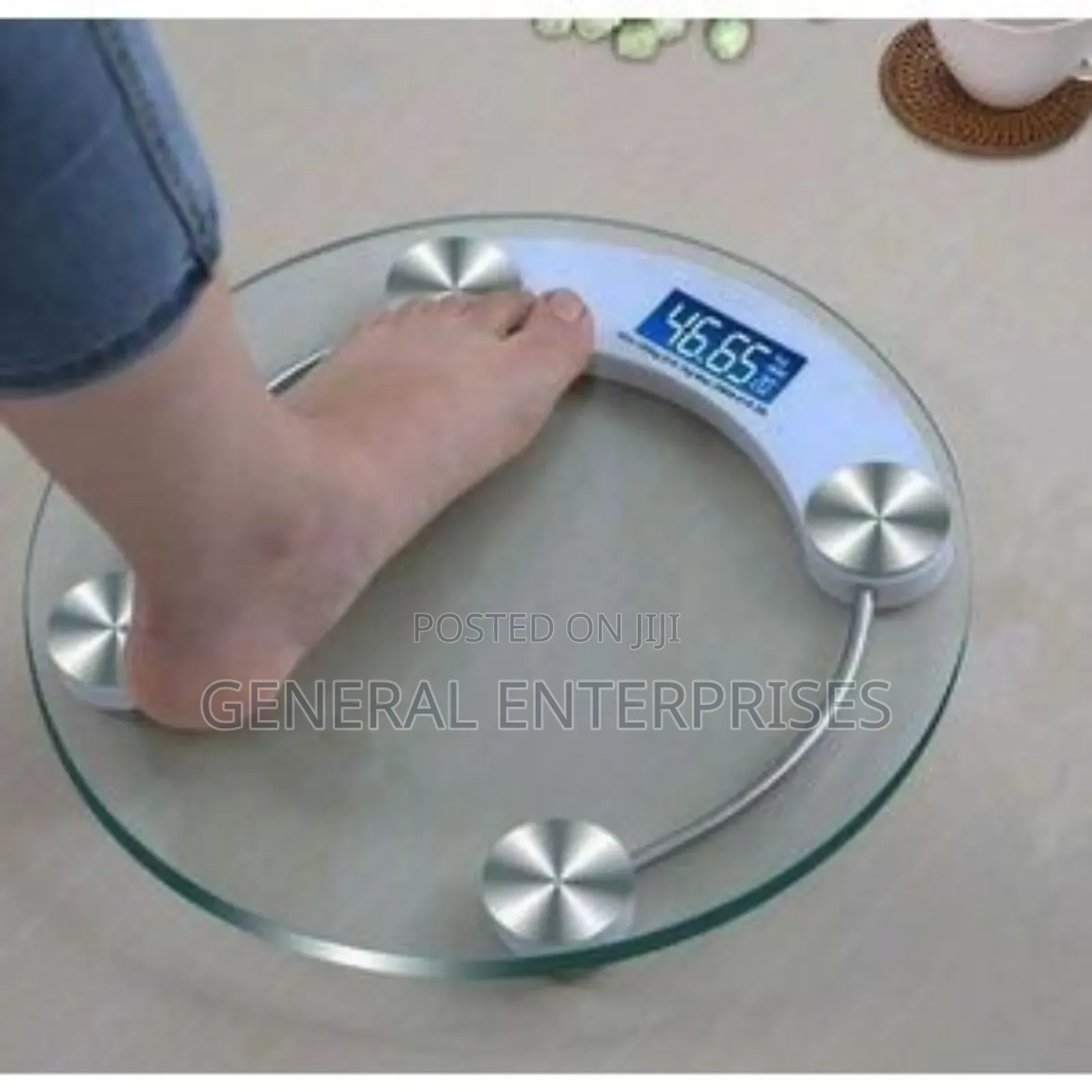 Digital Tempered Glass Personal Weighing Scale
