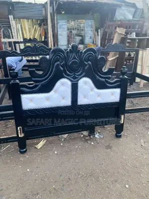 5x6 Executive Leather Bed (Single Wrap)-Workshop Price!