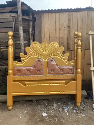 5x6 Executive Leather Bed (Single Wrap)-Workshop Price!