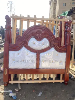 5x6 Executive Leather Bed (Single Wrap)-Workshop Price!