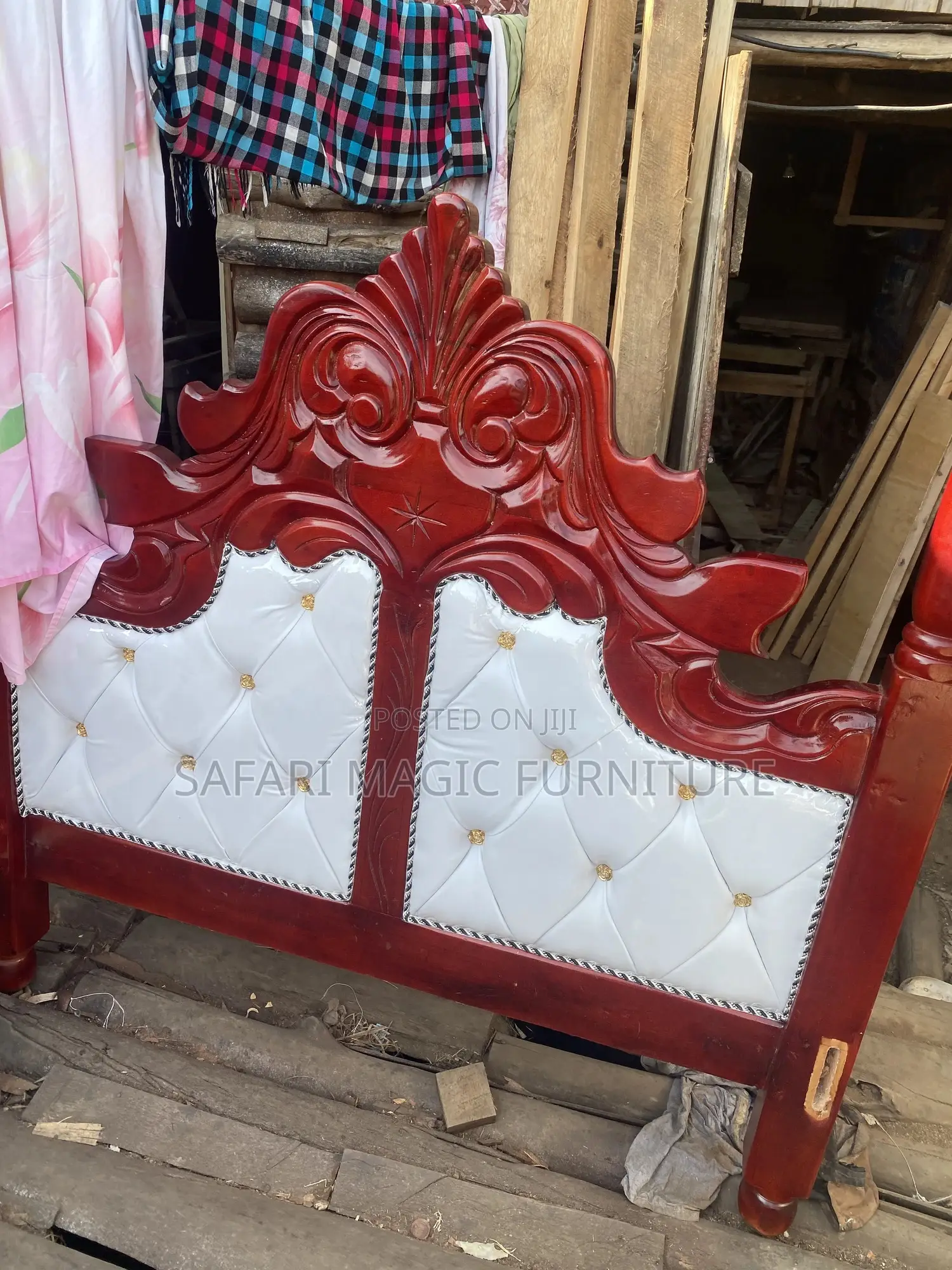 5x6 Executive Leather Bed (Single Wrap)-Workshop Price!