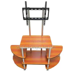 Wooden Ym Tv Stand - Black, Durable Quality (24-65 Inches)