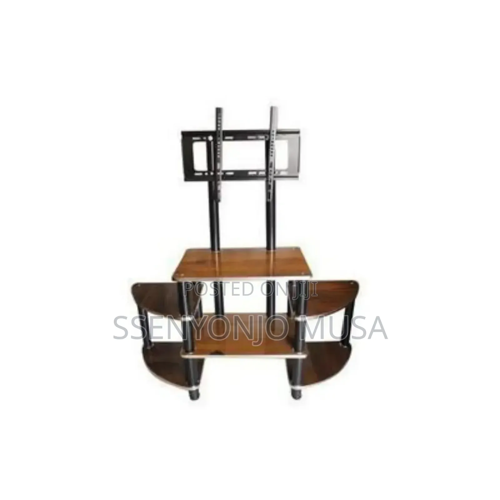Wooden Ym Tv Stand - Black, Durable Quality (24-65 Inches)