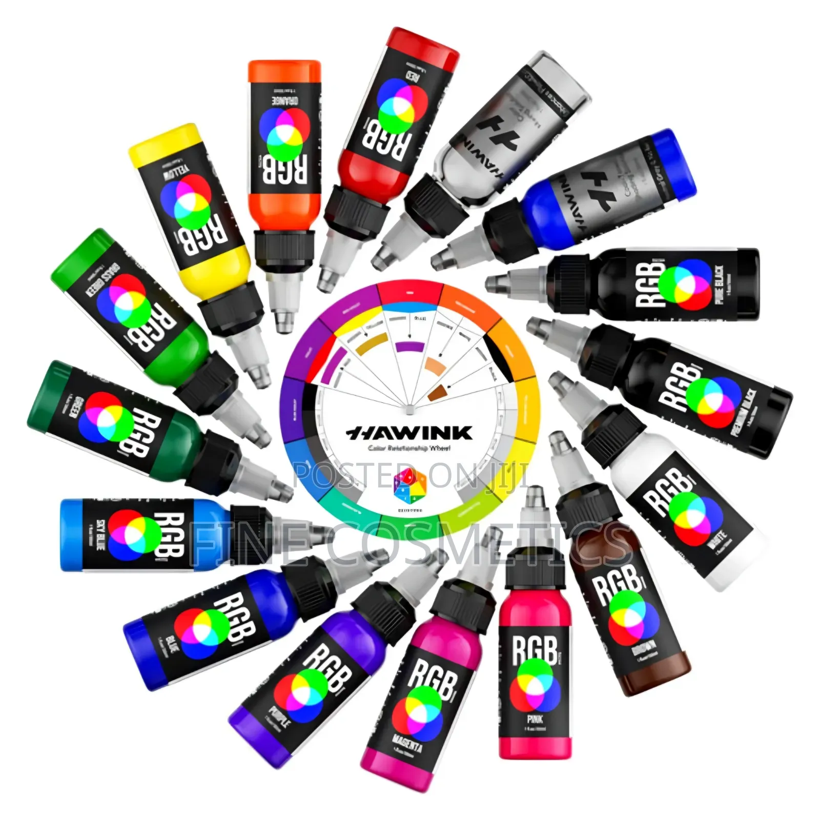 Pro Tattoo Ink RGB Series Super Pigment Quality Hawink Ink for Tattoo
