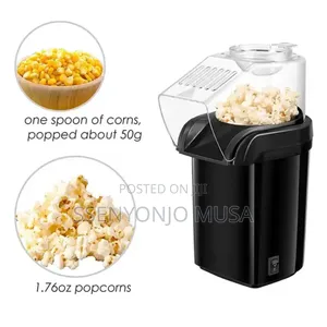 Meixi Electric Popcorn Maker - Red, Oil-Free, Quick Easy