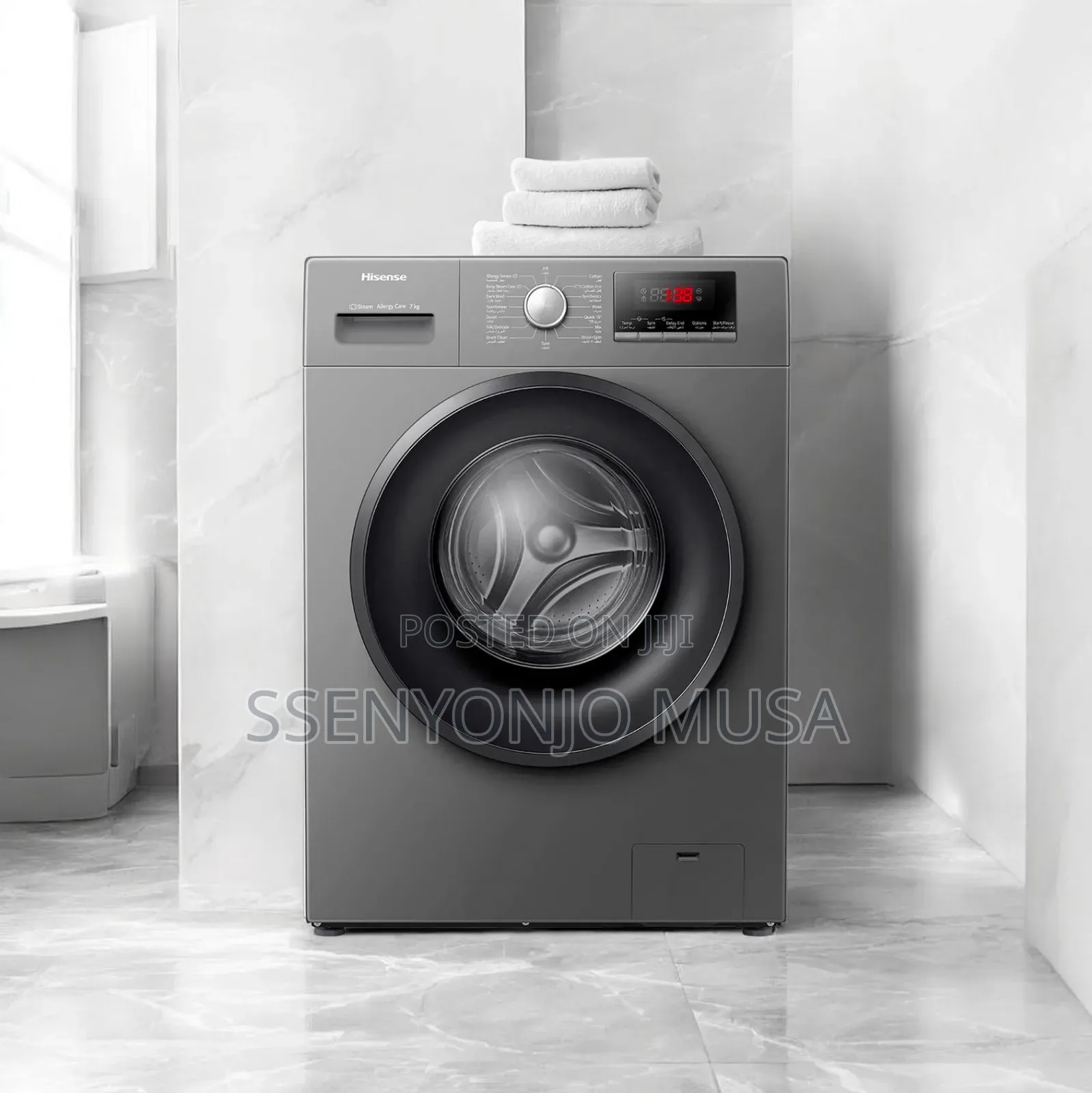 Hisense 7kg Wfkv7012t Front Load Washing Machine - 1200 RPM
