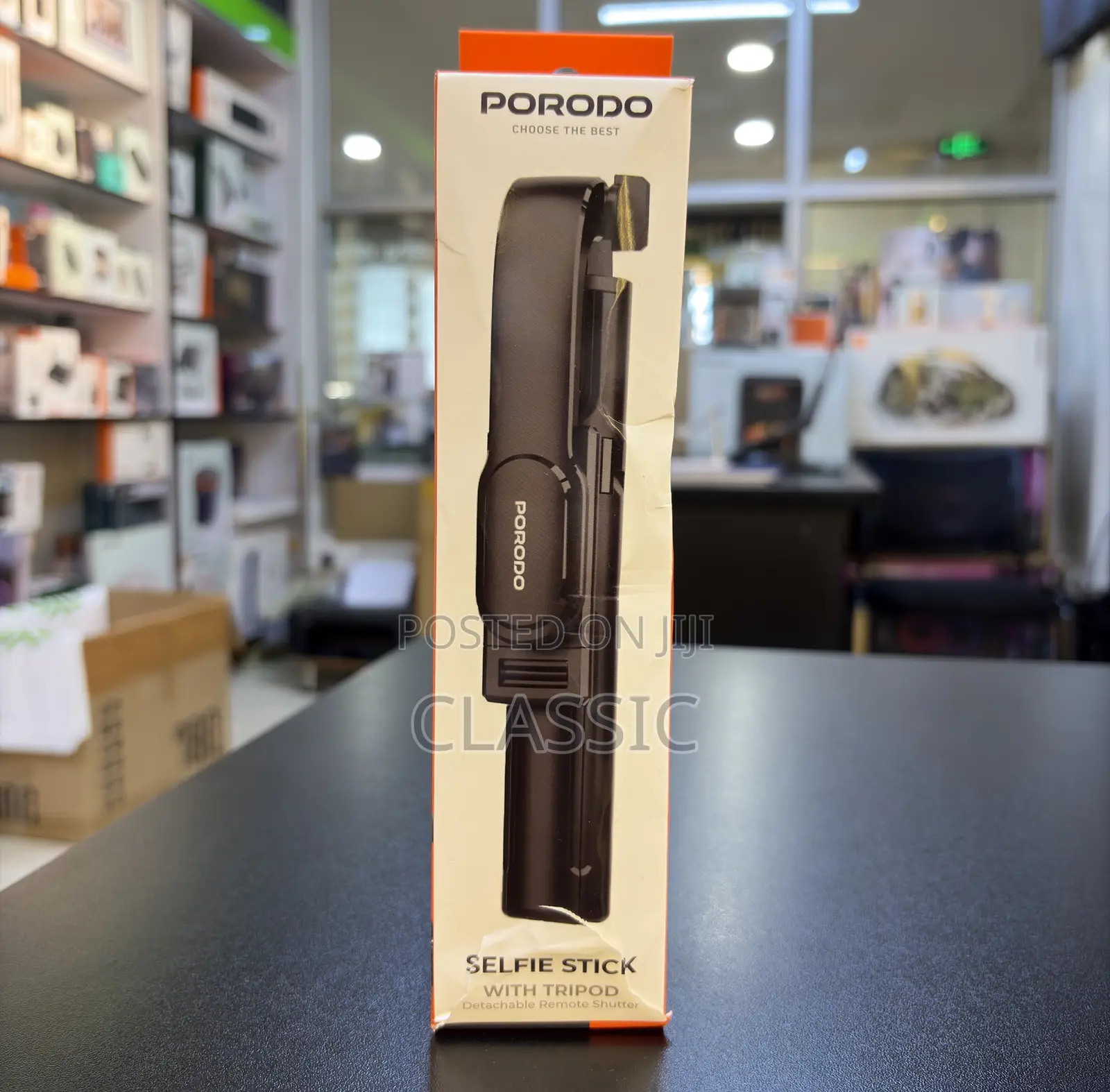 Porodo Bluetooth Selfie Stick With Tripod Stand