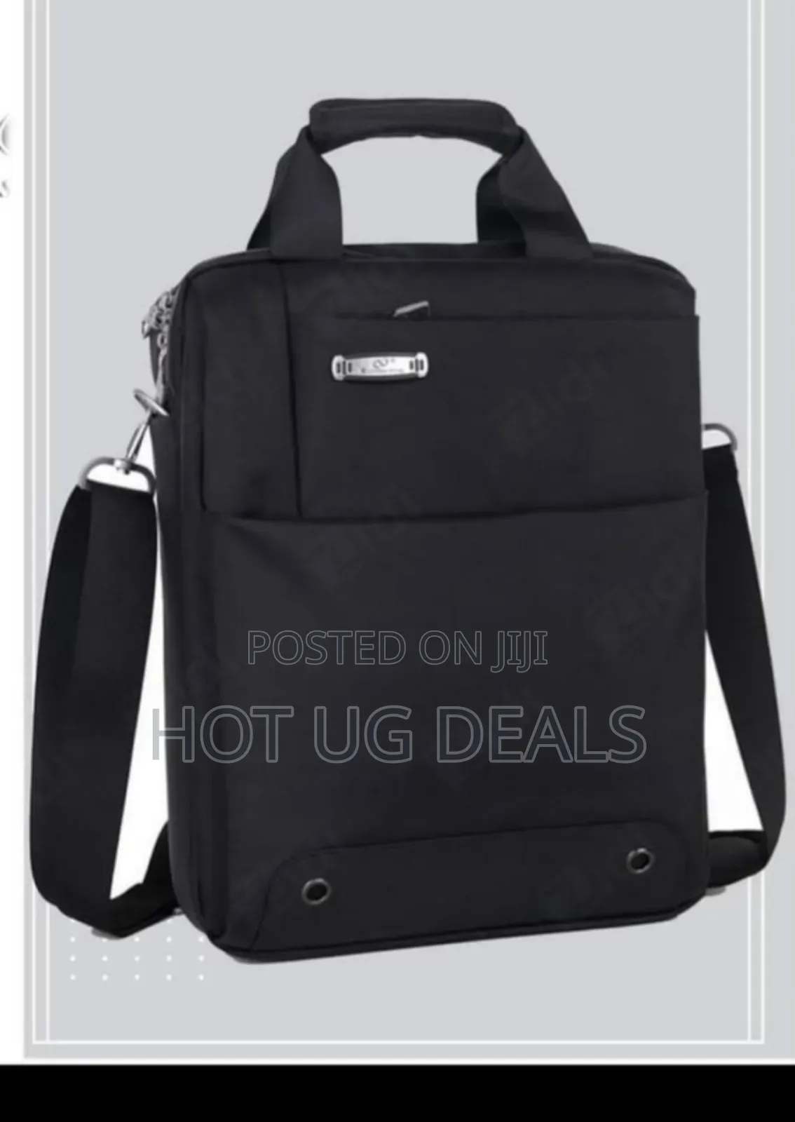 13 Inch Men's Waterproof Shoulder Bag Messenger Hand Bag-black