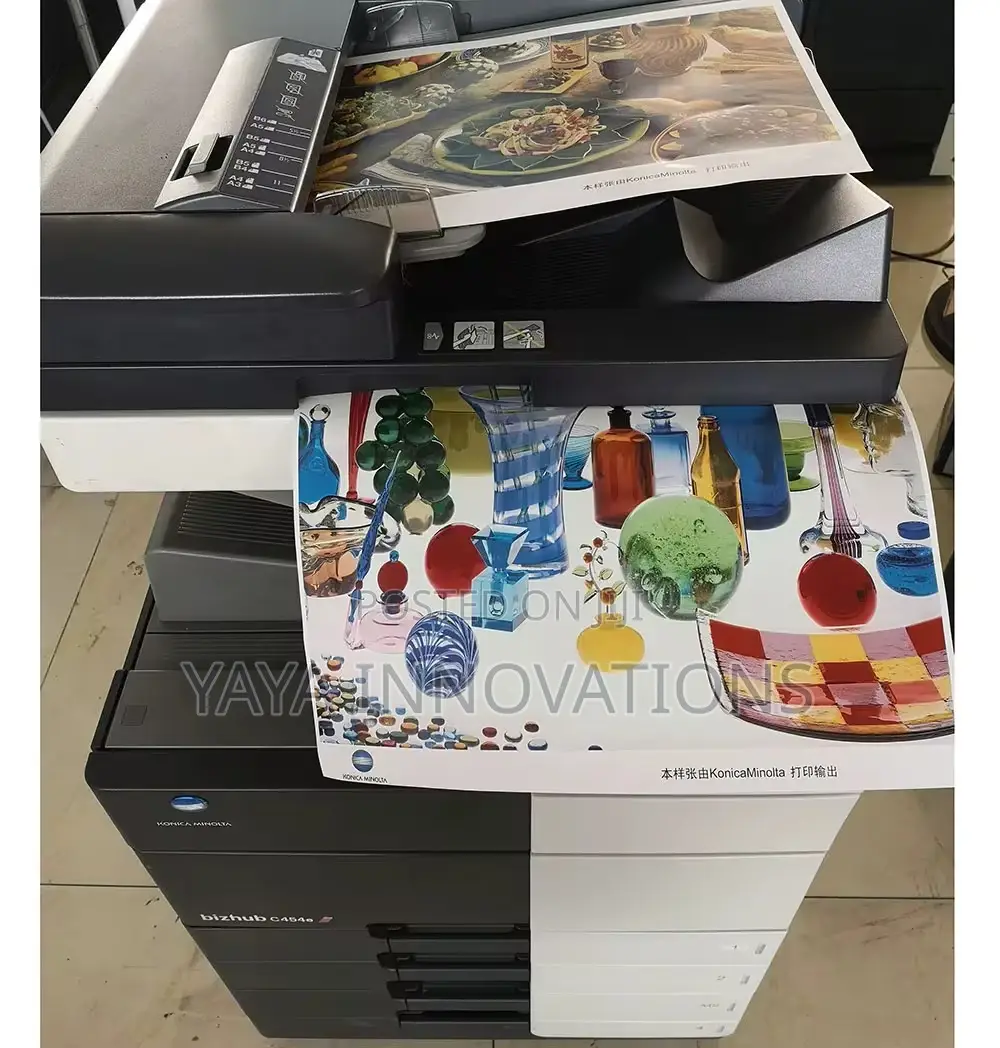 Konica Bizhub 654 - With Sharp Prints