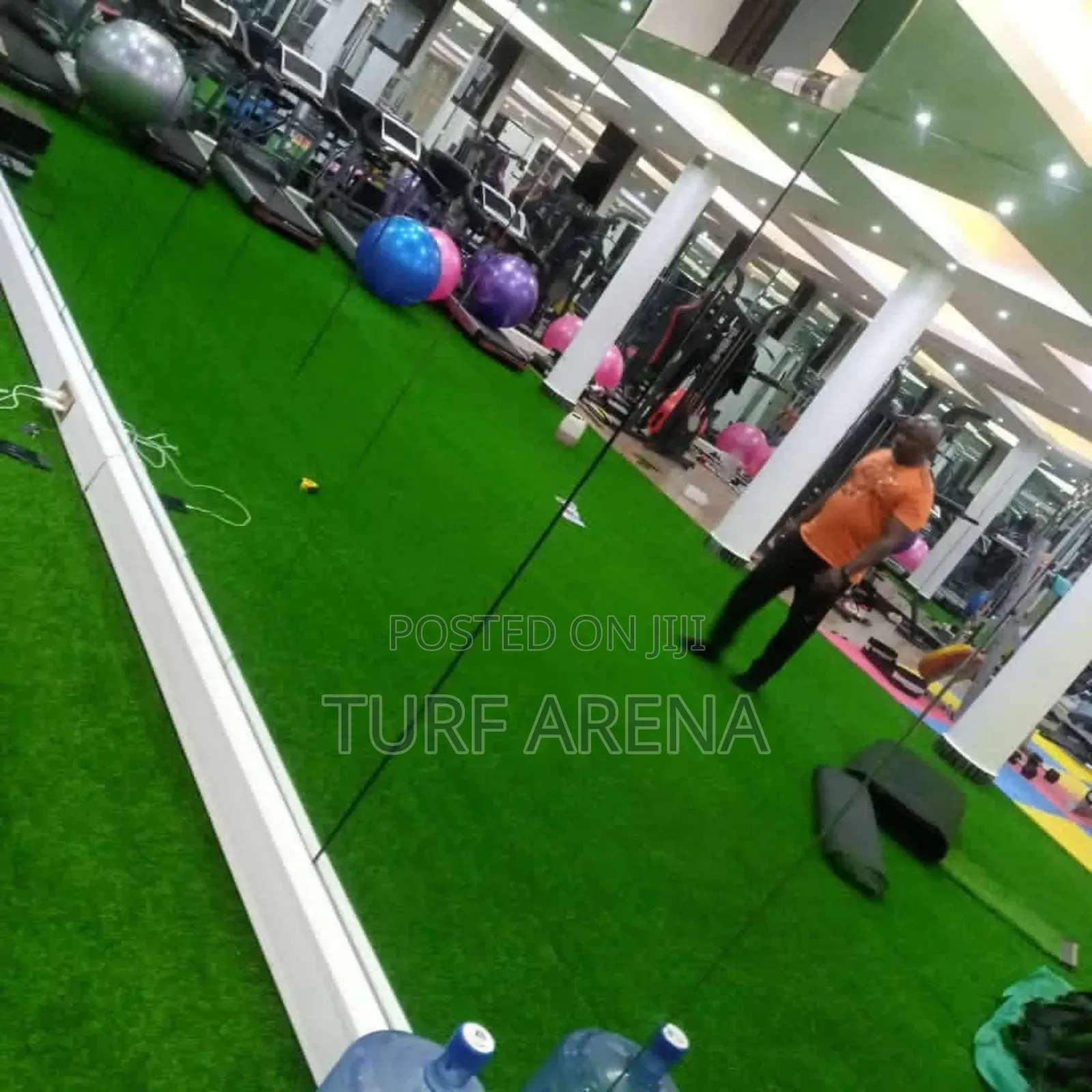 Gym-Floor Turf Installation Service.
