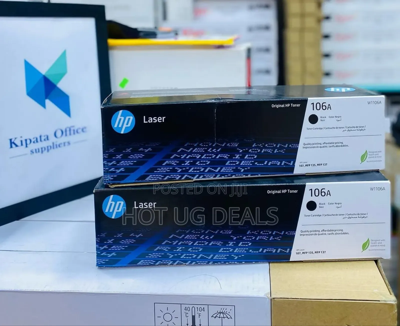 Hp 106a Toner Ink Cartridge For Laserjet 107, 135, 137, 135a -black