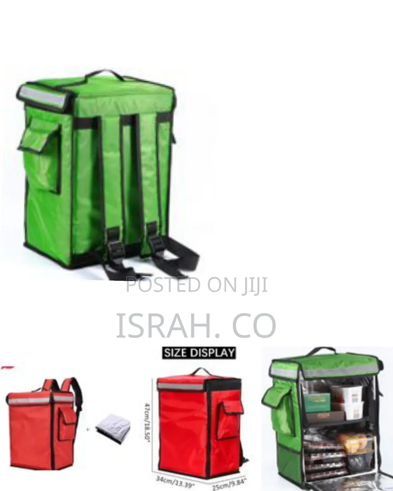 Portable Food Delivery Bag 42l Thermal Heat Insulated Cooler Bag .