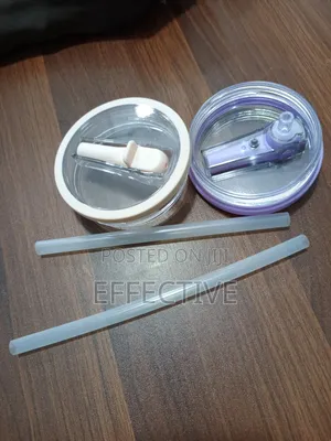Leak-Proof Flip Straw Lids and Straws.