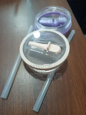 Leak-Proof Flip Straw Lids and Straws.