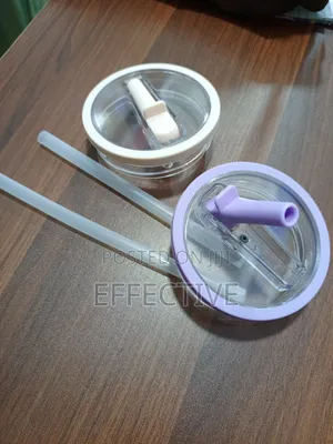 Leak-Proof Flip Straw Lids and Straws.