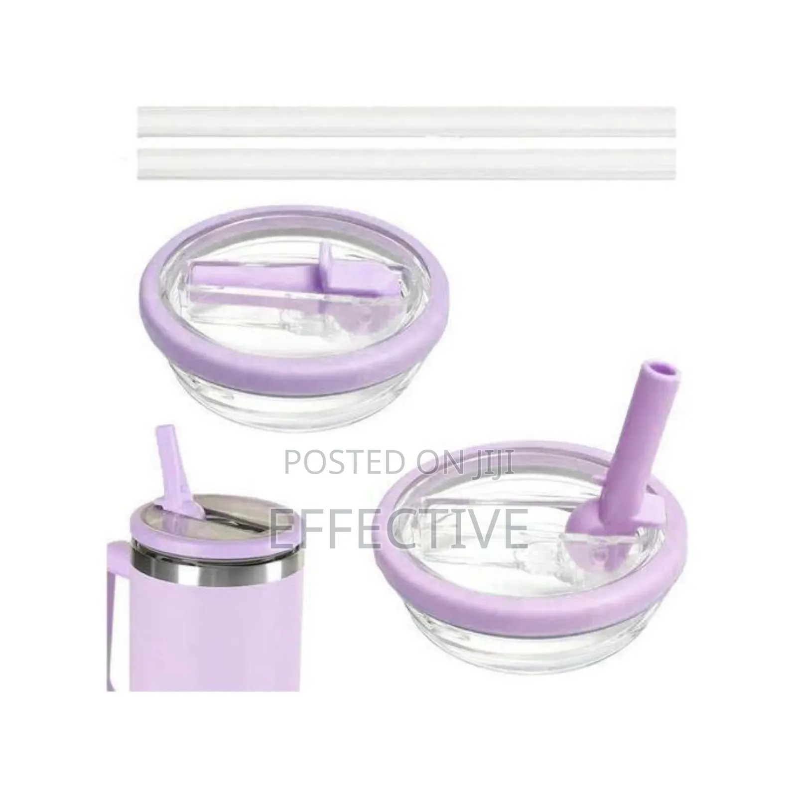 Leak-Proof Flip Straw Lids and Straws.