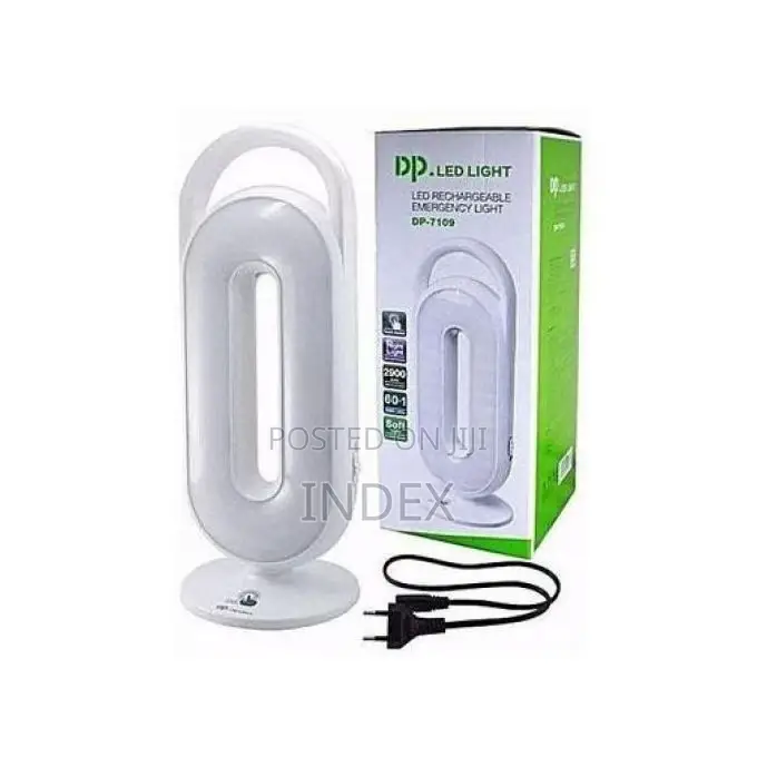 Dp Rechargeable Emergency Light - White