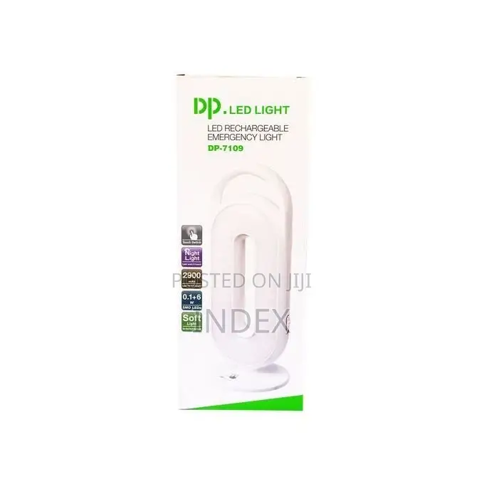 Dp Rechargeable Emergency Light - White