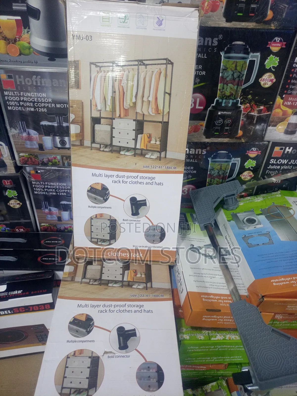Ymj-03 Multi Layer Dust-proof Storage Rack