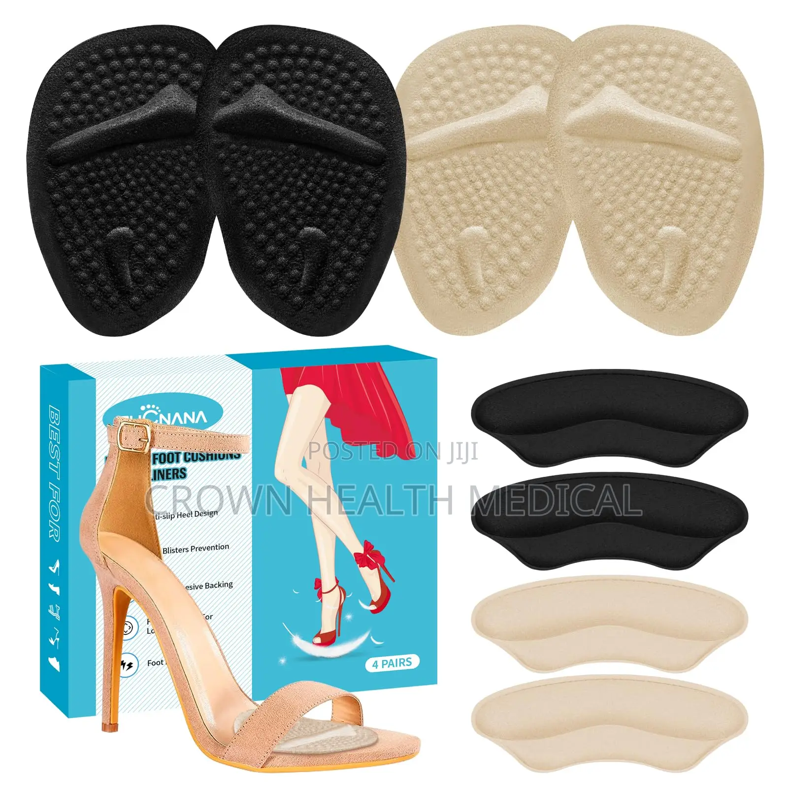 Fore Footpads for High Heels