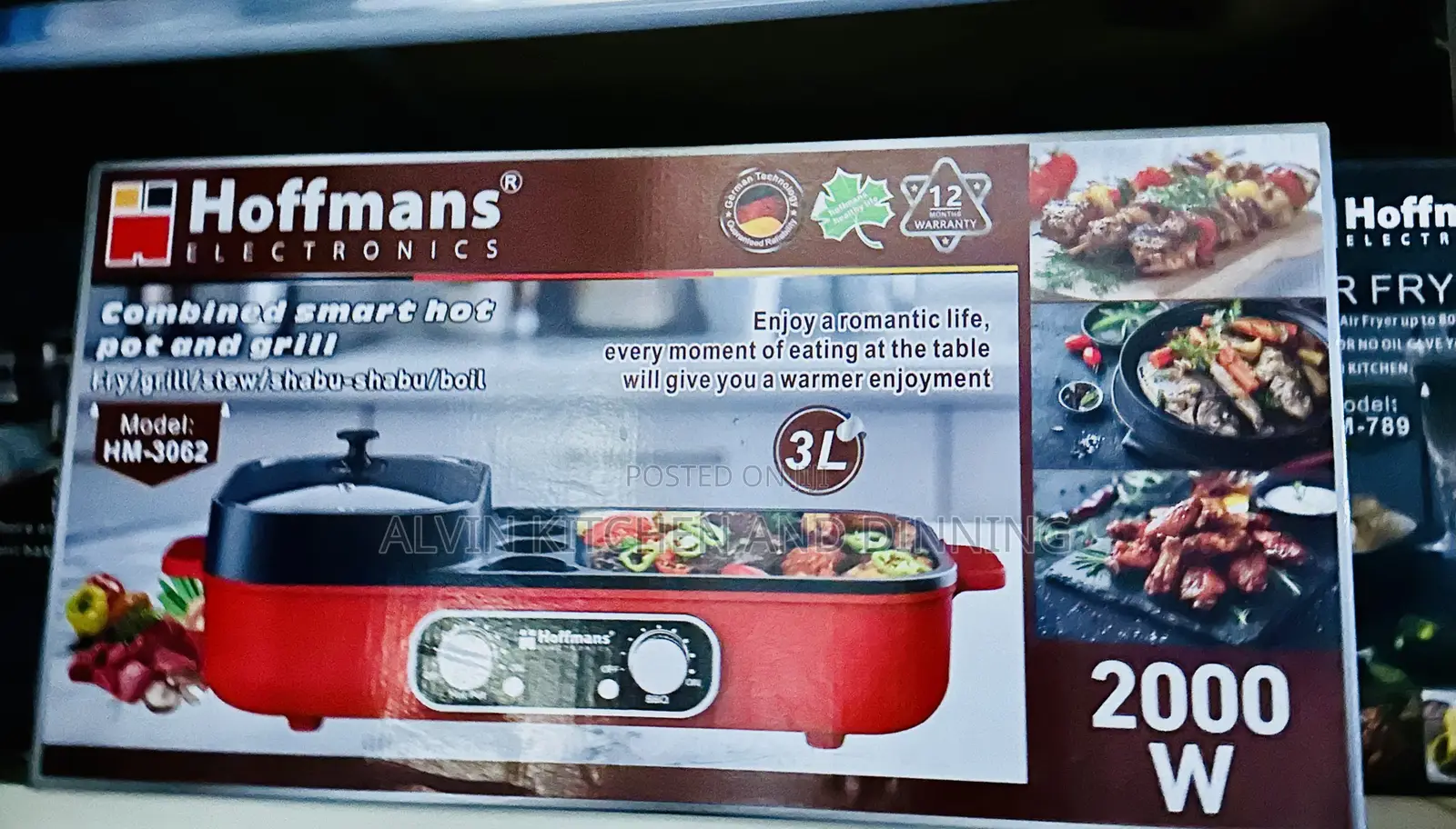Electric Skillet Hot Pot