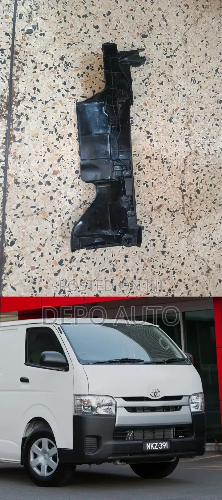 Hiace 2014 Bumper Bracket