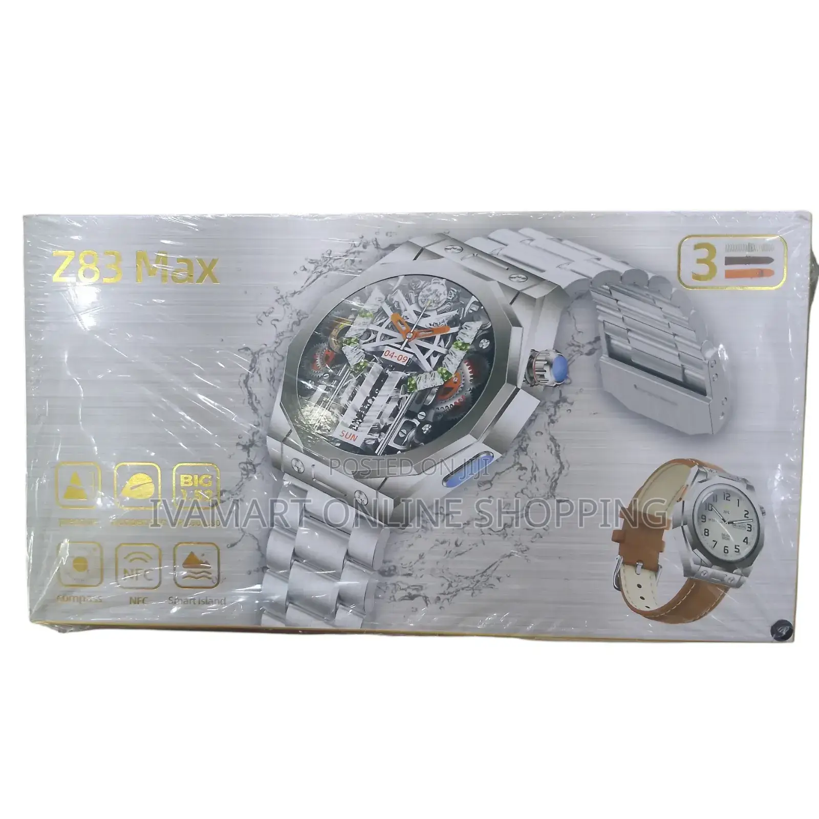 Z83 Max Smart Watch - Gps, Water Proof, Health Monitoring