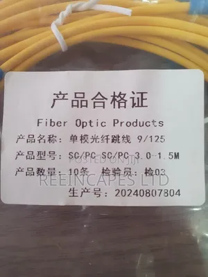 Fiber Patchcord Sc-sc 1.5m Sm Simplex