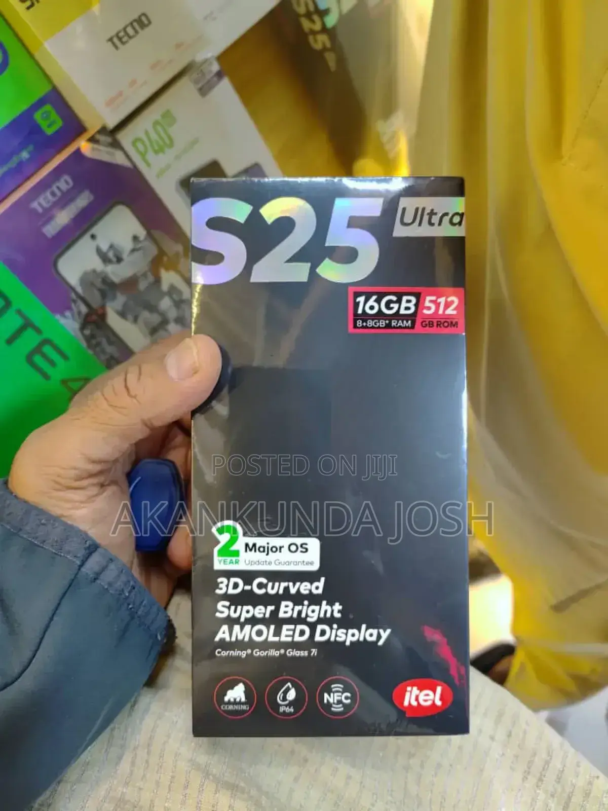 New Itel S25 Ultra 256 GB Gray