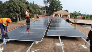 25kwh Solar Solution With 24x620w Panels 16kva Hybrid Inverter Setup