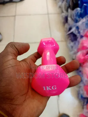 1 Kg Vinyl Dumbbell.