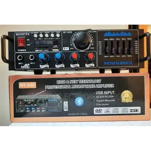 Bluetooth Stereo Amp Dual Microphone Amplifier 2 Channel Hifi Audio