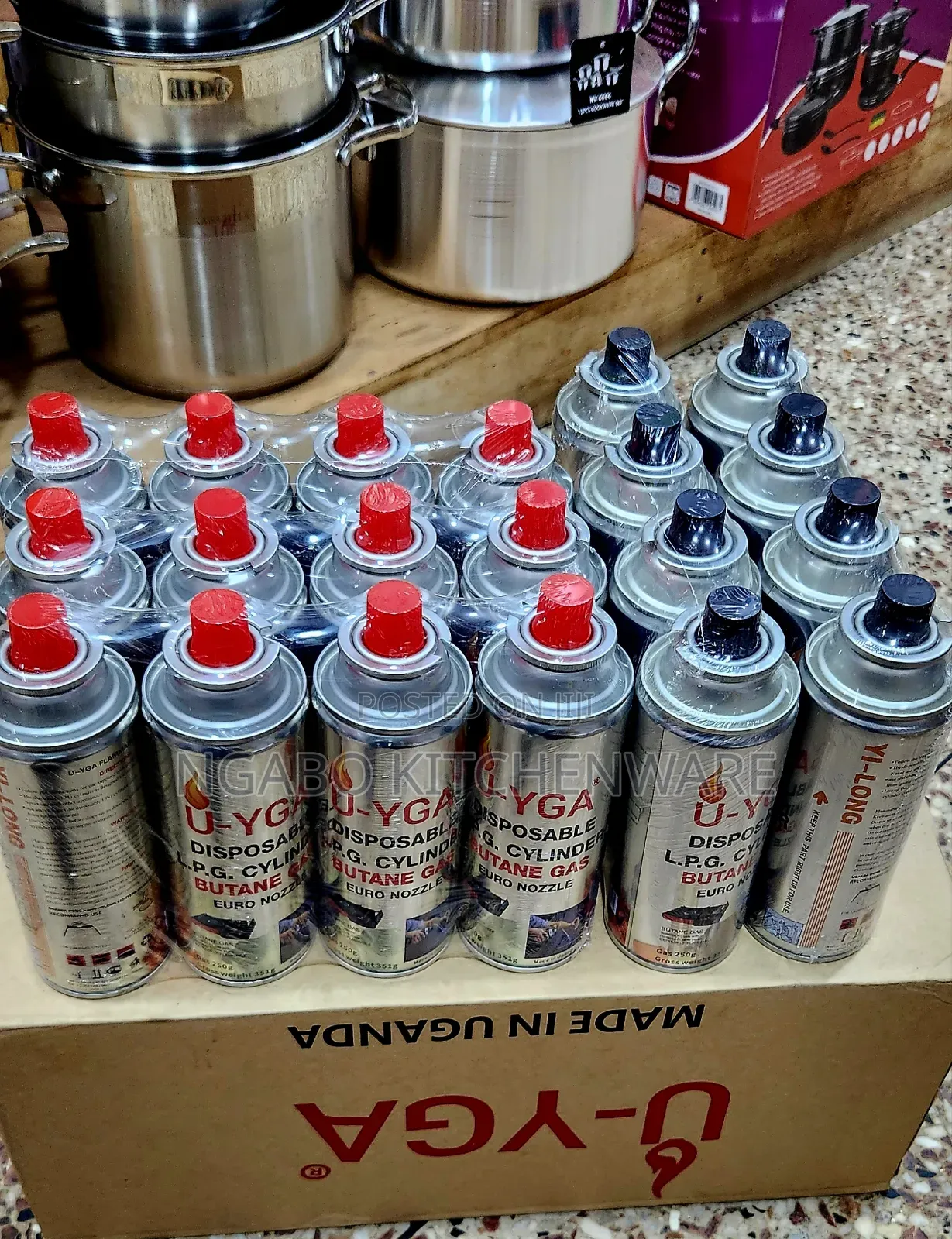 Butane Gas Canister Set of 4pcs