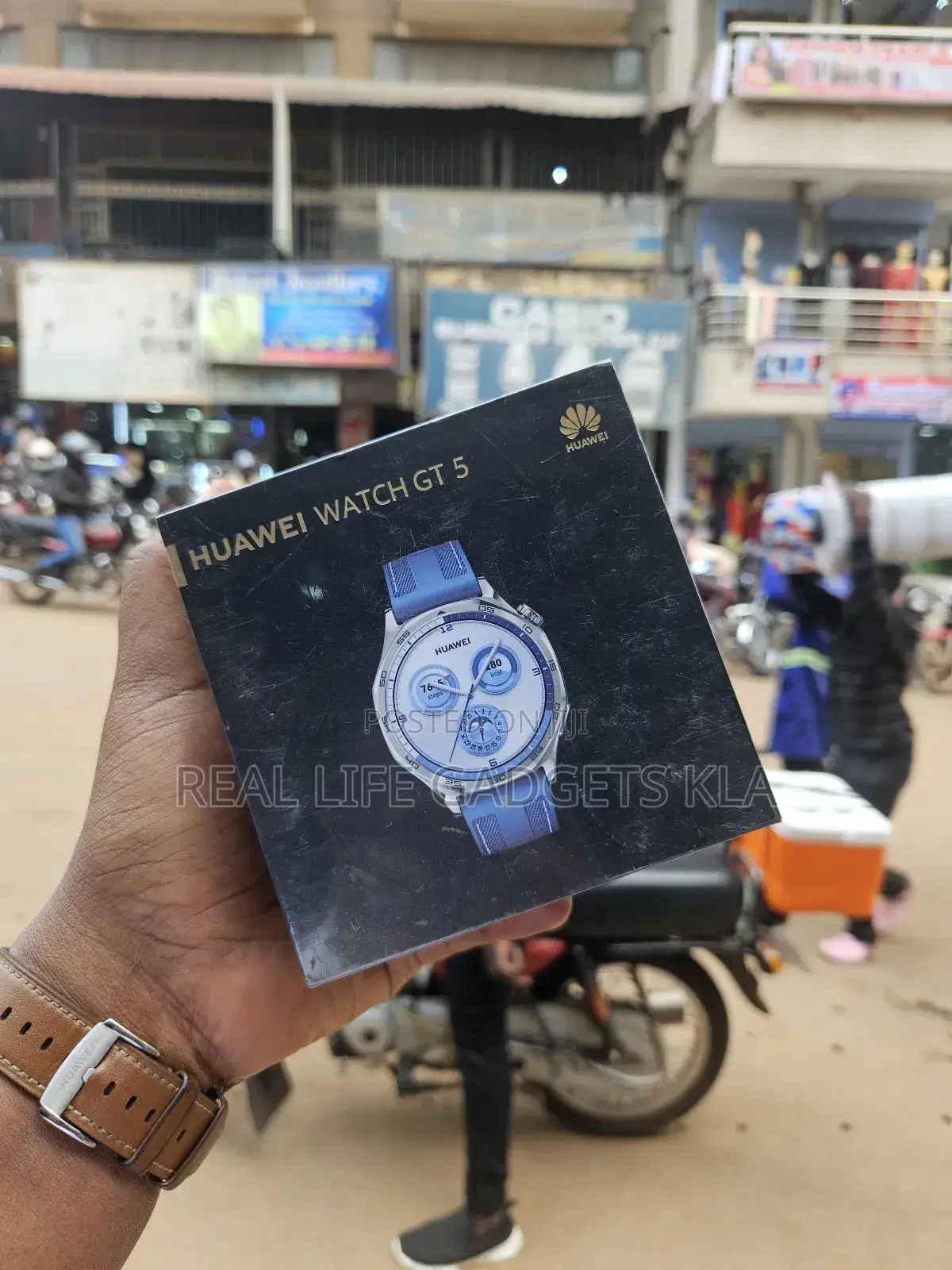 Huawei Watch Gt 5 Leather Blue