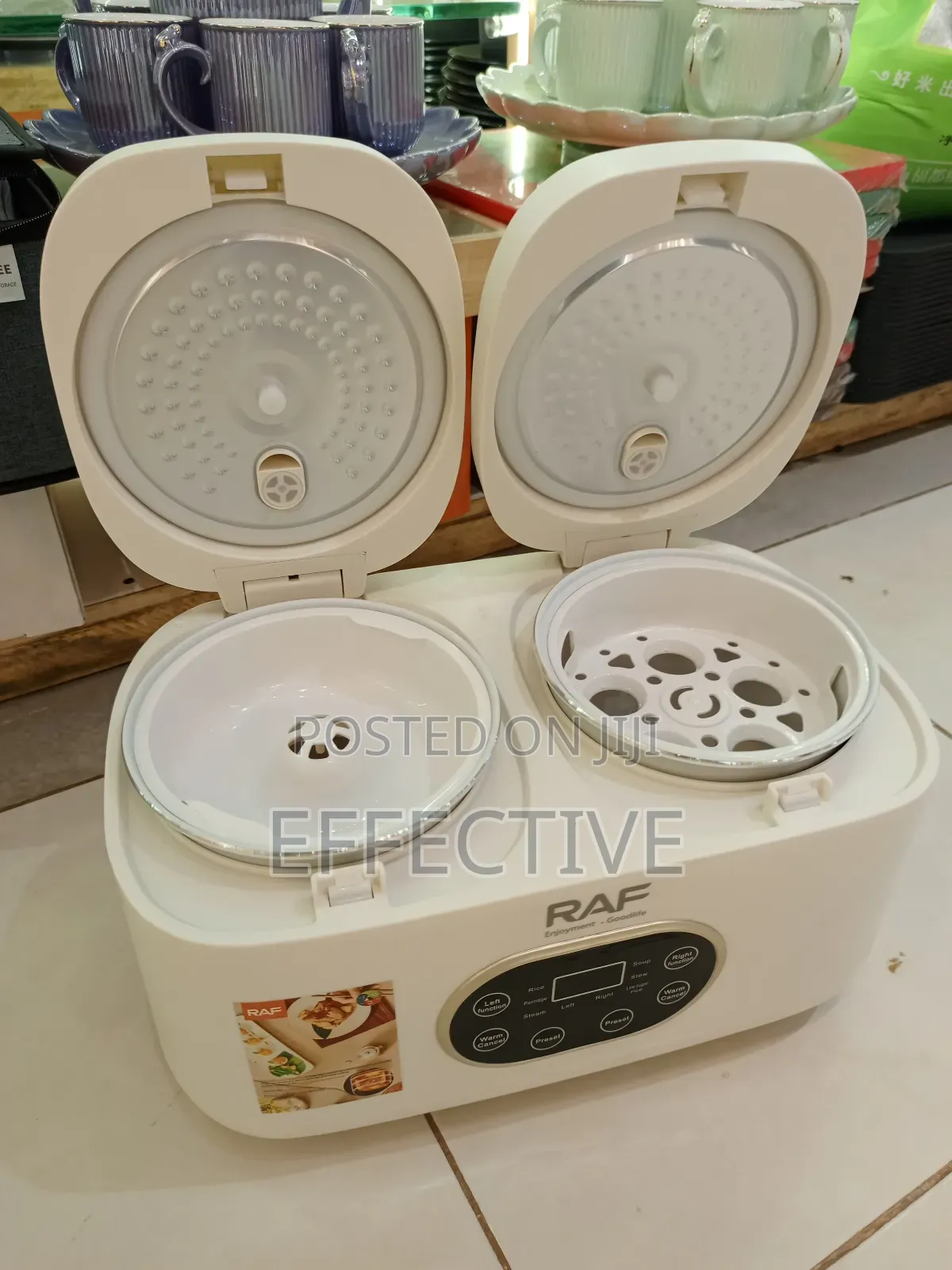 Raf Multifunction Double Pot Rice Cooker.