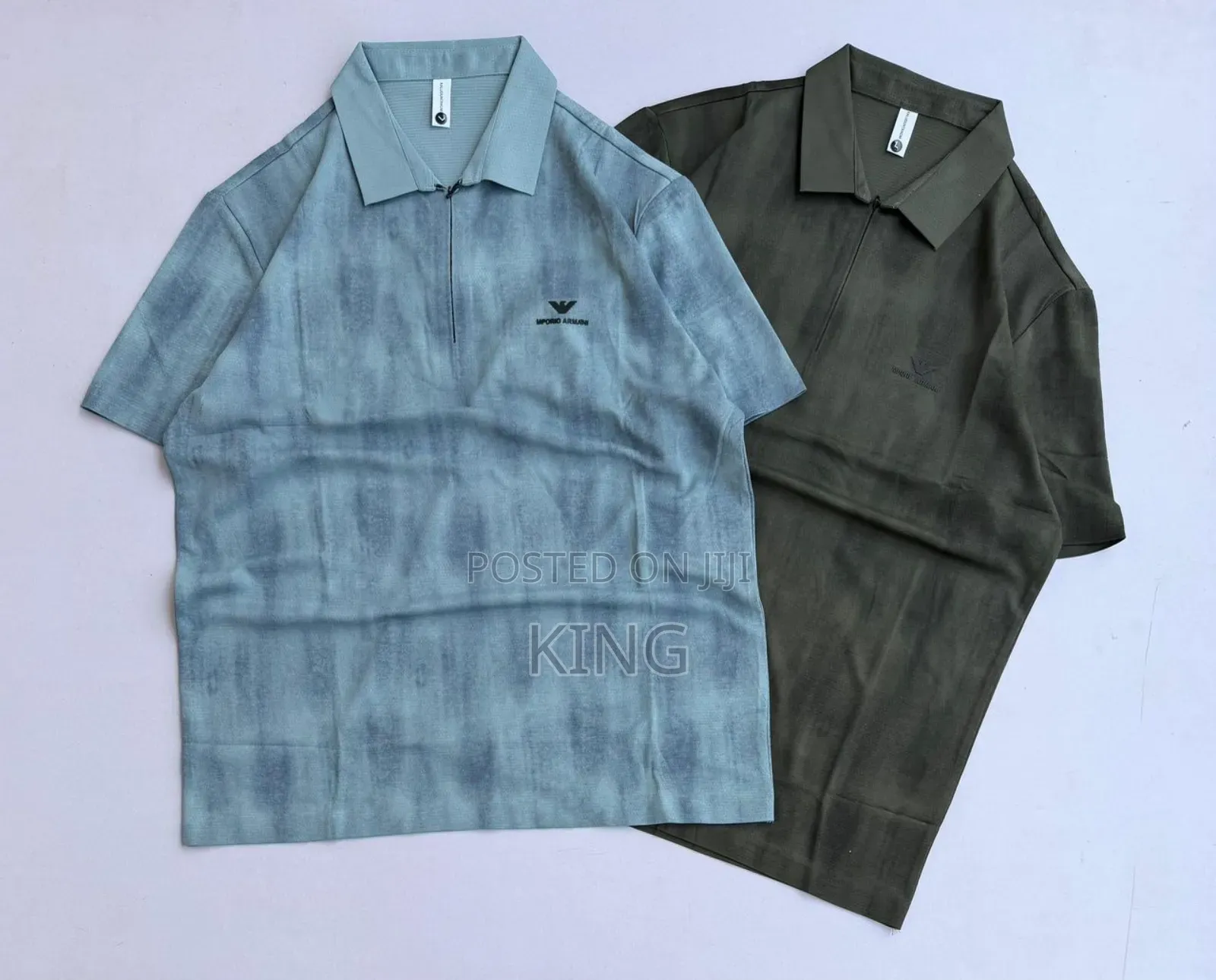 Emporio Armani Half-Zip Polo Shirt