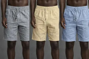 Men's Linen Shorts. Ally Colours