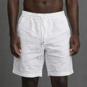 Men's Linen Shorts. Ally Colours