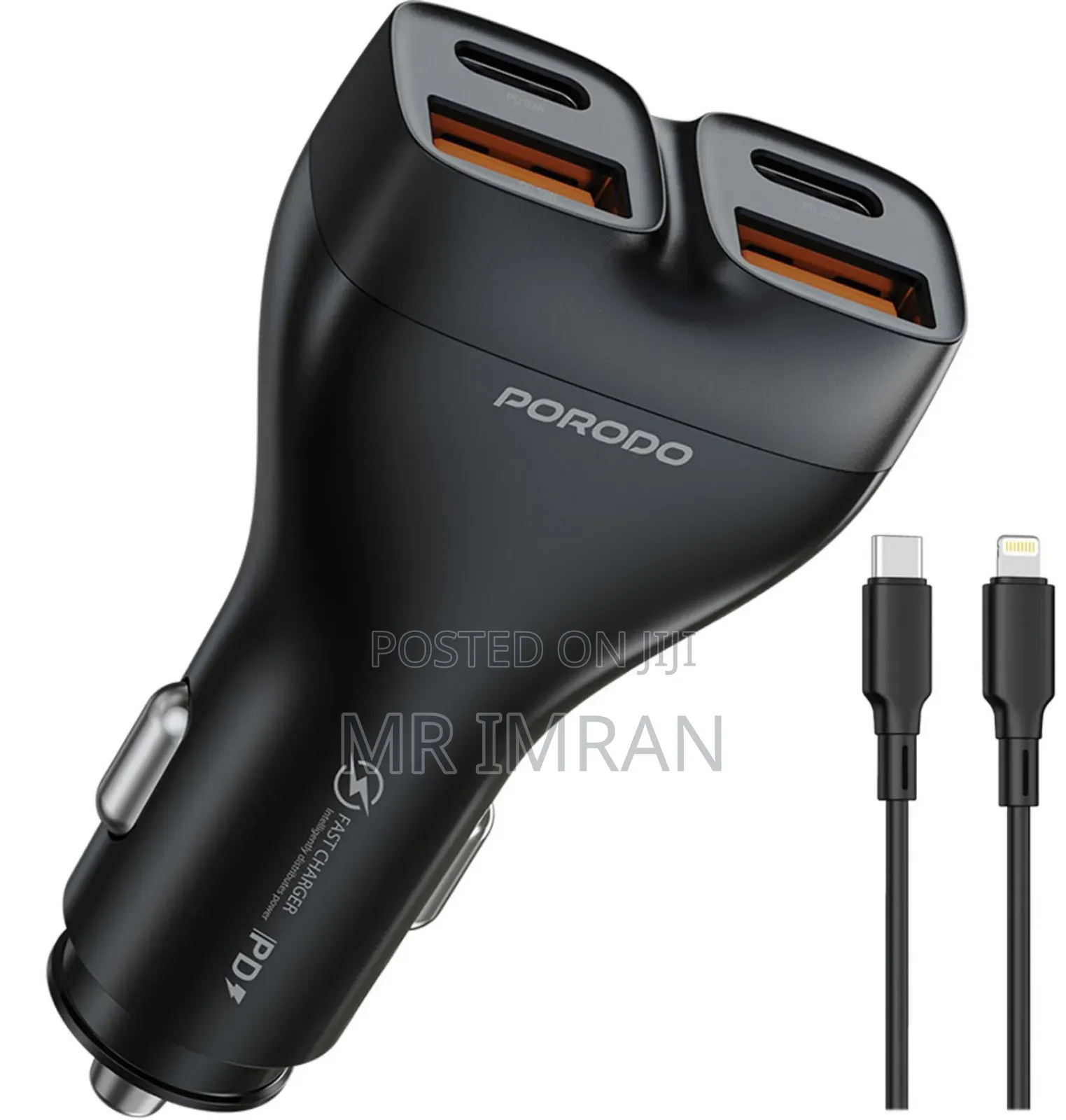 Porodo Dualpower 102w Car Charger.
