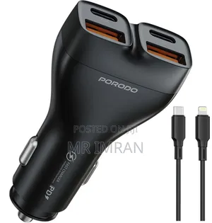 Porodo Dualpower 102w Car Charger.