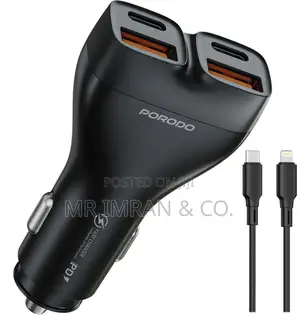 Porodo Dualpower 102w Car Charger.
