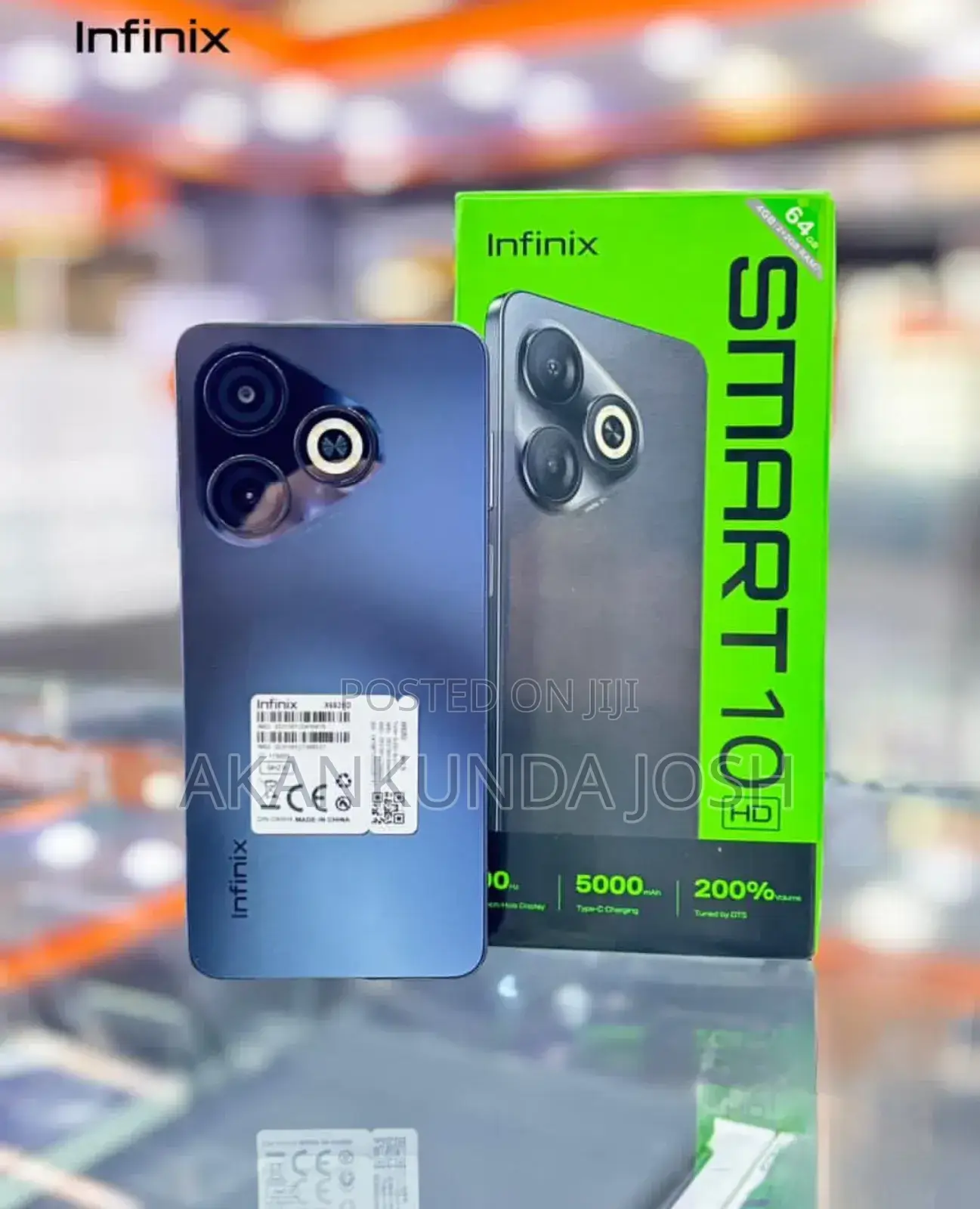 New Infinix Smart 10 HD 64 GB Blue