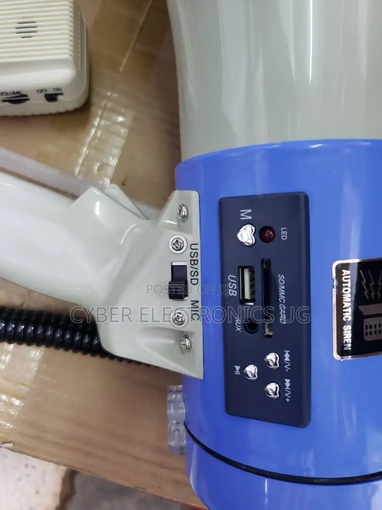Portable Handheld Megaphone With Siren – Powerful Pa Speaker