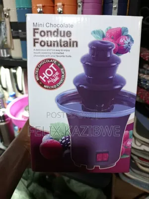 Mini Chocolate Fondue Fountain.